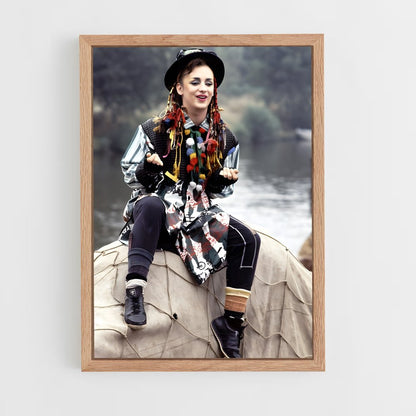ap-boy george-3 cadre Bois clair