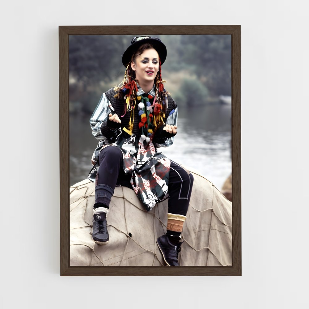 ap-boy george-3 cadre Bois foncé