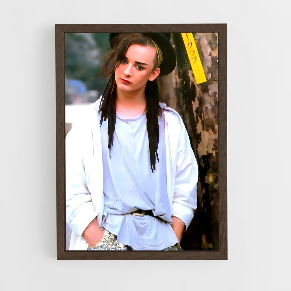 ap-boy george-8 cadre Bois foncé