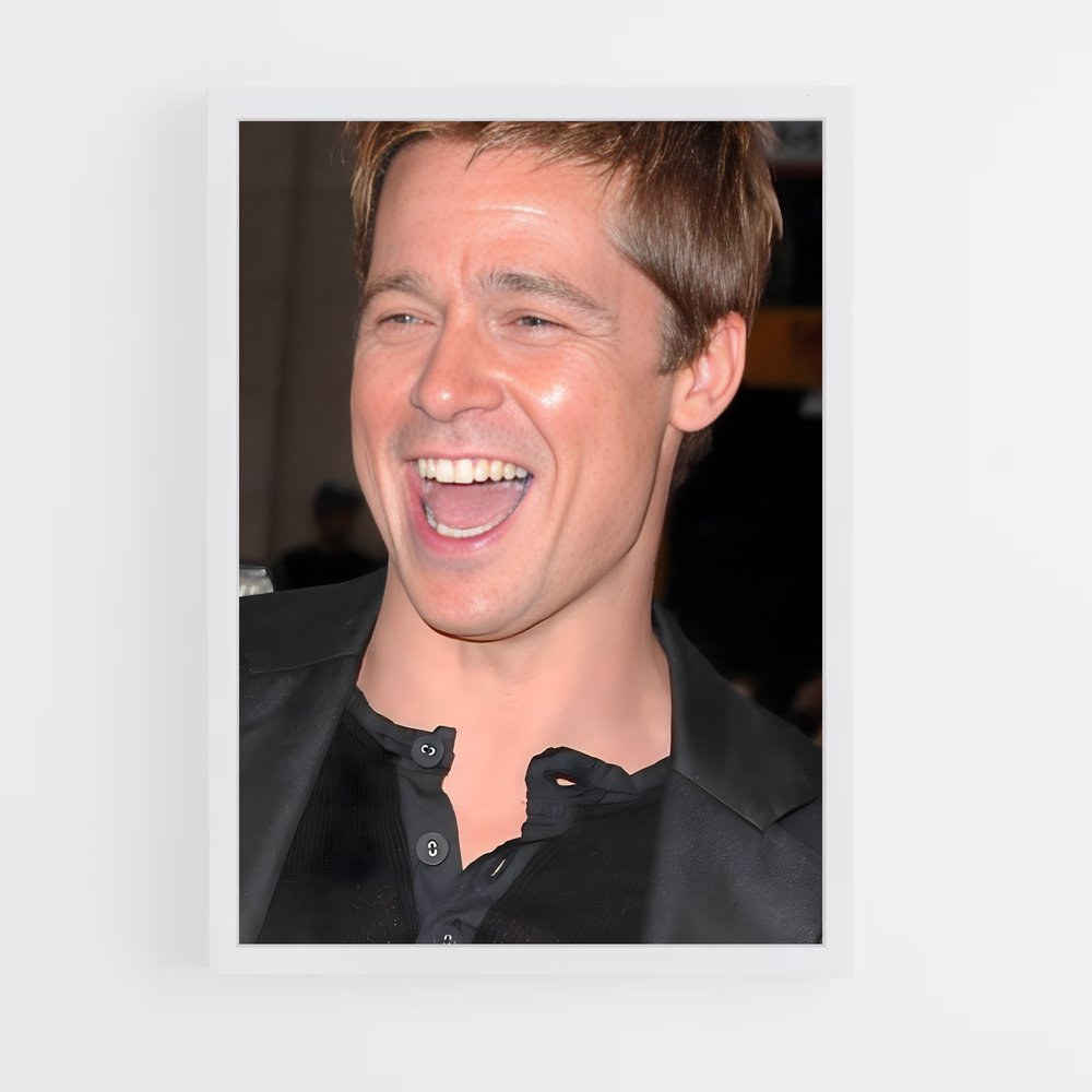 ap-brad pitt-3 cadre Blanc