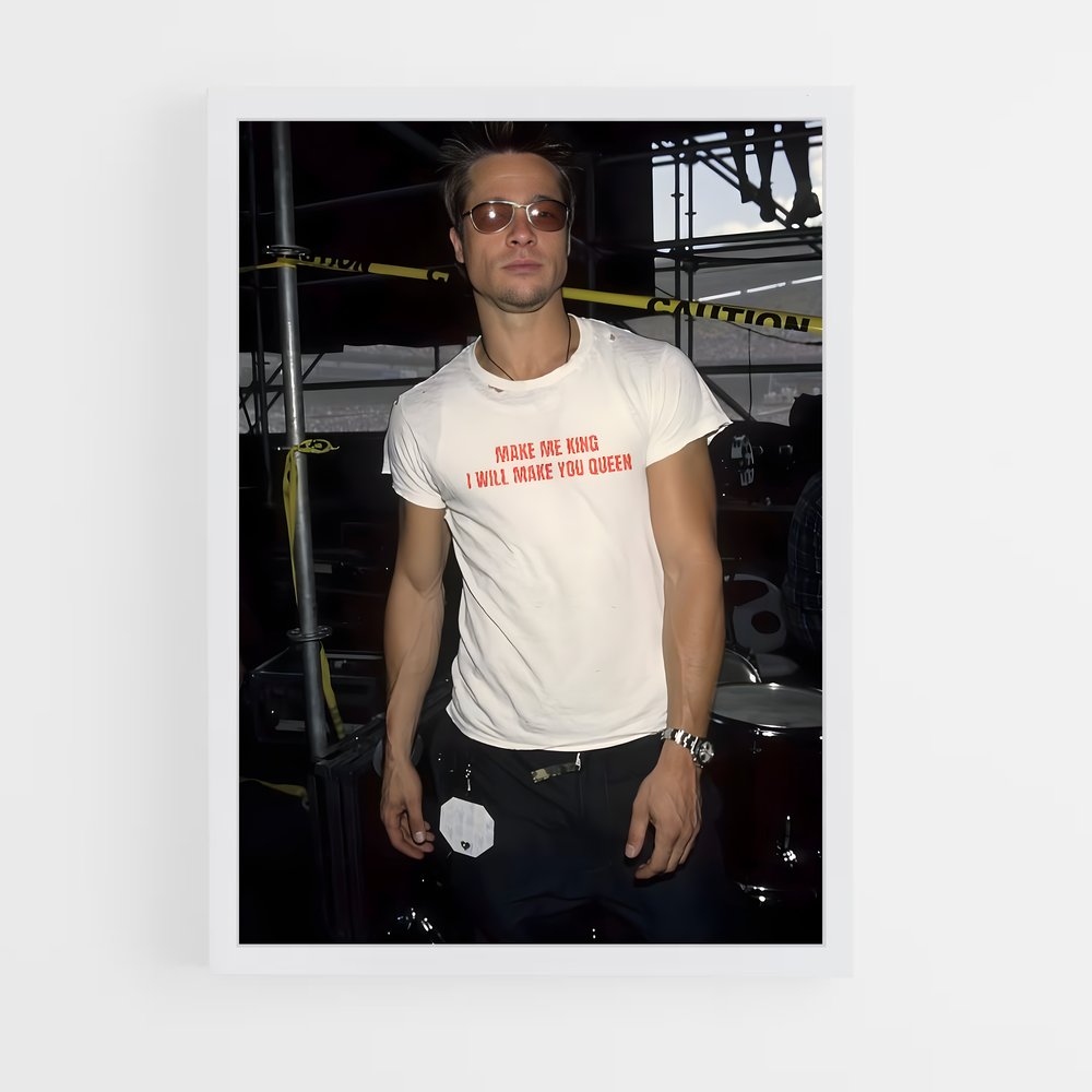 ap-brad pitt-5 cadre Blanc