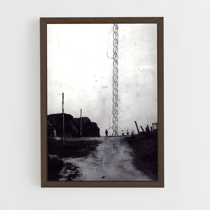 ap-brancusi endless column-7 cadre Bois foncé