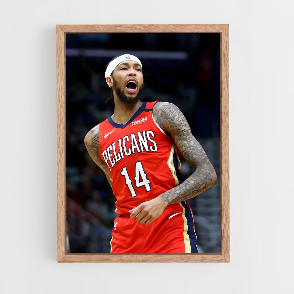 ap-brandon ingram-7 cadre Bois clair