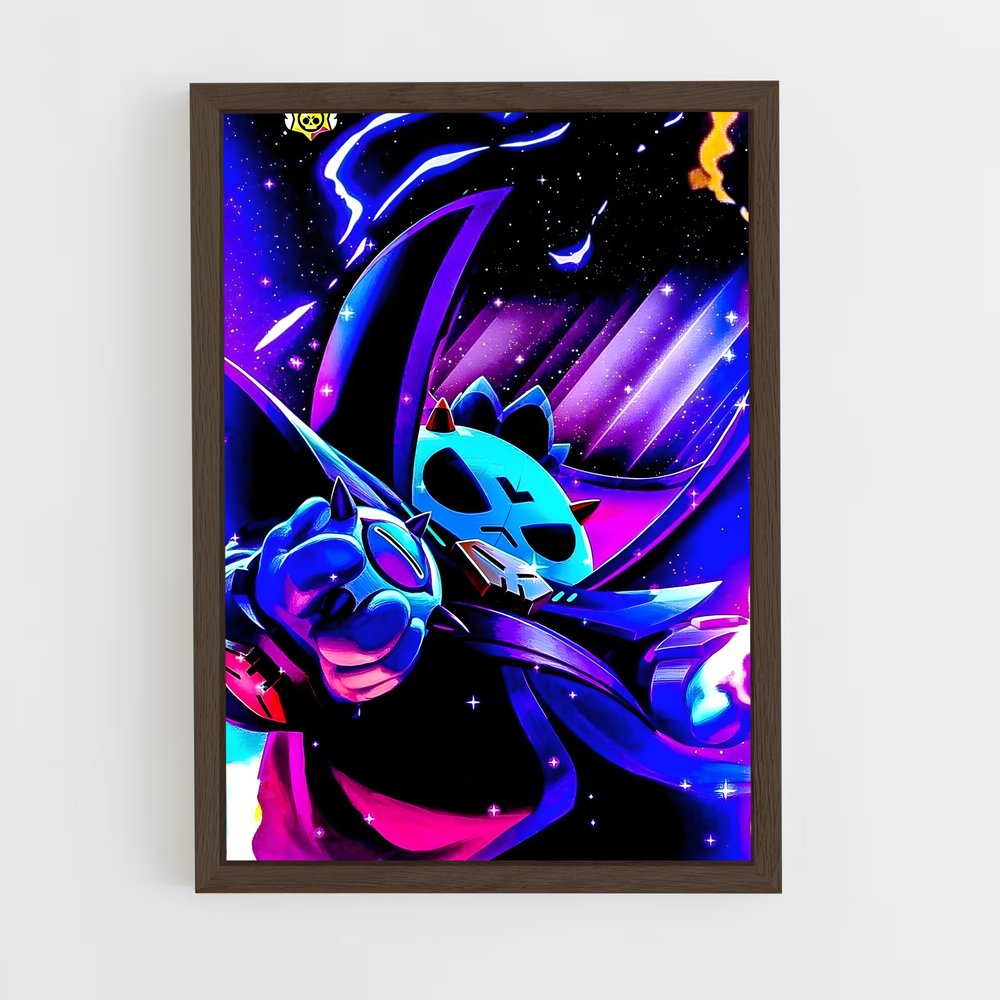 ap-brawl star-4 cadre Bois foncé