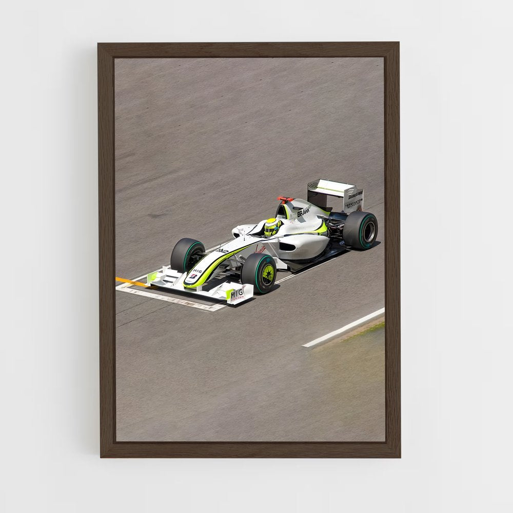 ap-brawn bgp 001-1 cadre Bois foncé