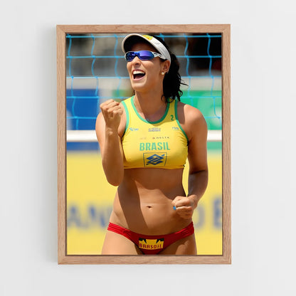 ap-brazil national beach volleyball team-2 cadre Bois clair