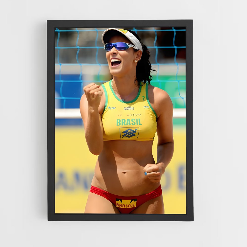 ap-brazil national beach volleyball team-2 cadre Noir