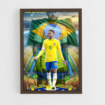 ap-brazil national football team-3 cadre Bois foncé