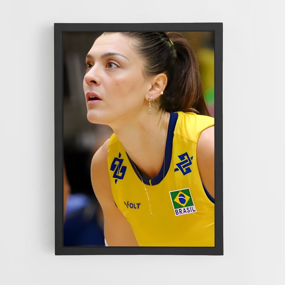 ap-brazil national volleyball team-2 cadre Noir