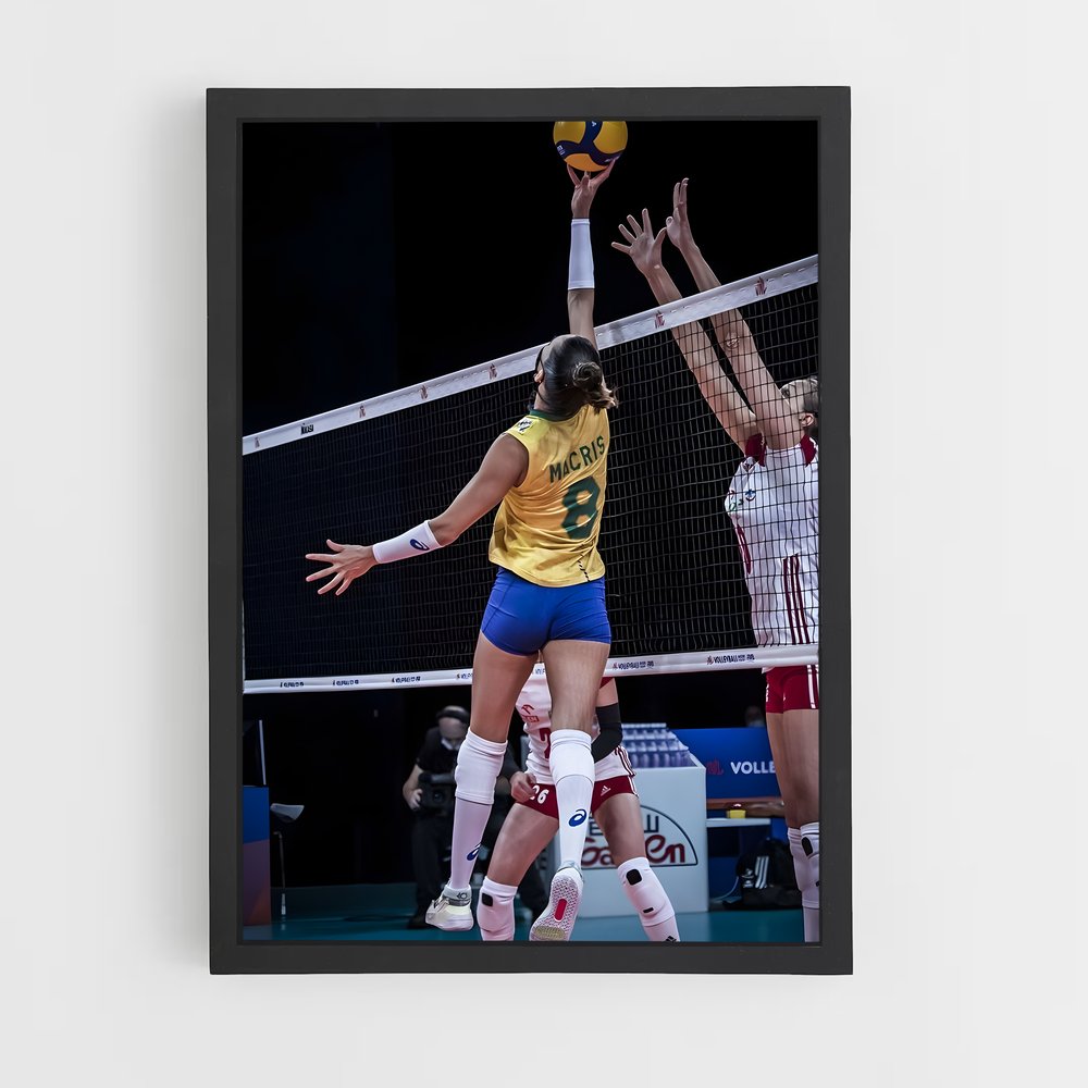 ap-brazil national volleyball team-3 cadre Noir