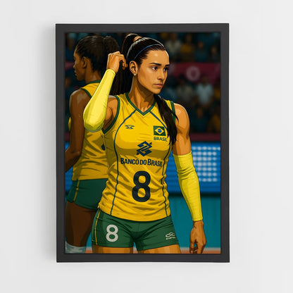 ap-brazil national volleyball team-7 cadre Noir