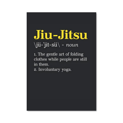 Poster Ju-Jitsu Énergique