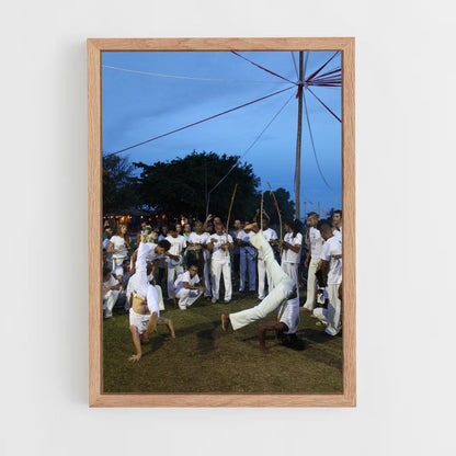 ap-brazilian capoeira confederation-4 cadre Bois clair