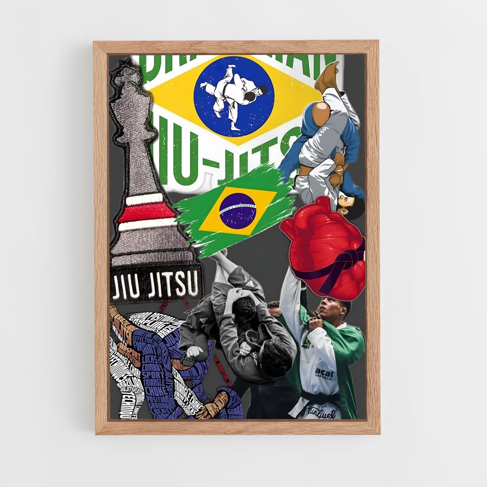 ap-brazilian jiu-jitsu-5 cadre Bois clair