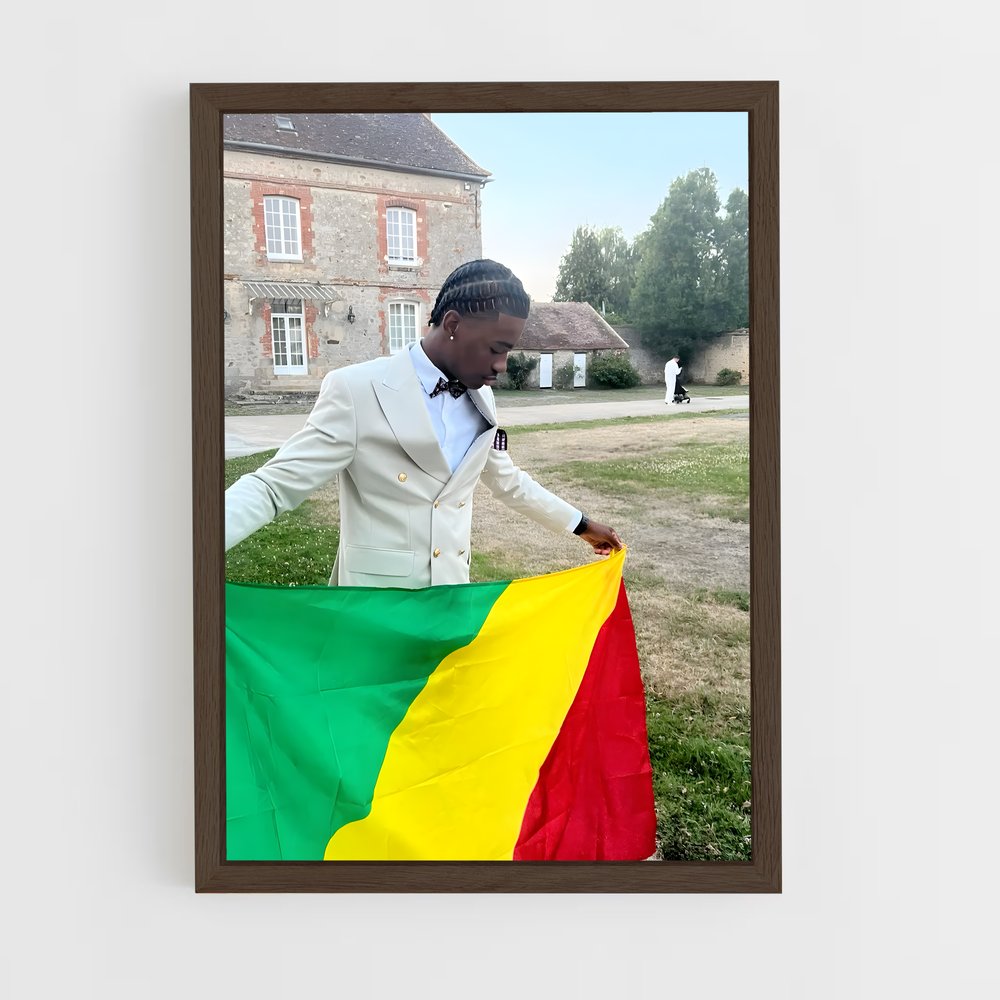 ap-brazzaville-15 cadre Bois foncé