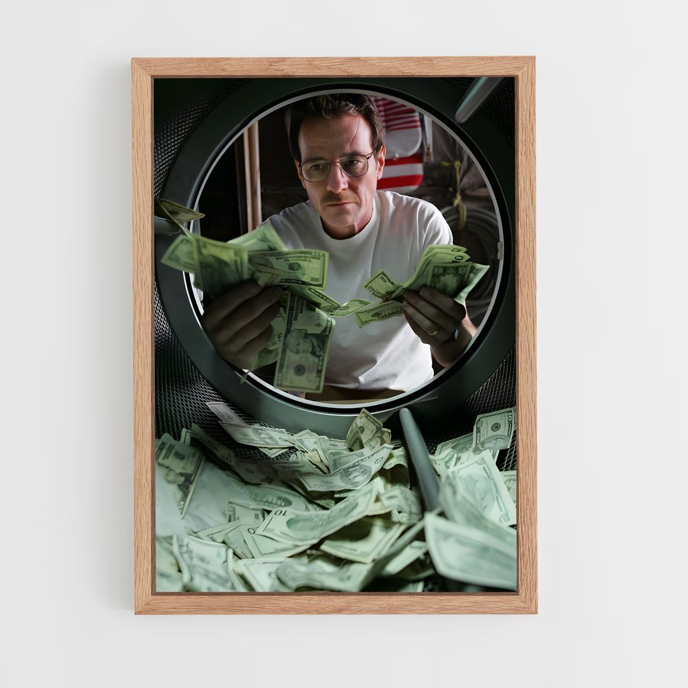 ap-breaking bad-4 cadre Bois clair