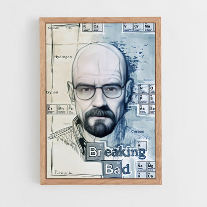 ap-breaking bad-5 cadre Bois clair