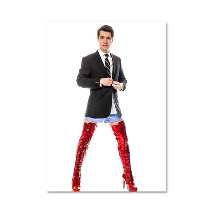 Poster Red Boots Elegance