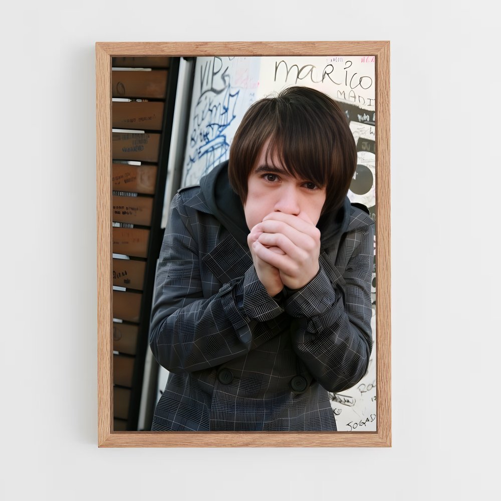 ap-brendon urie-5 cadre Bois clair