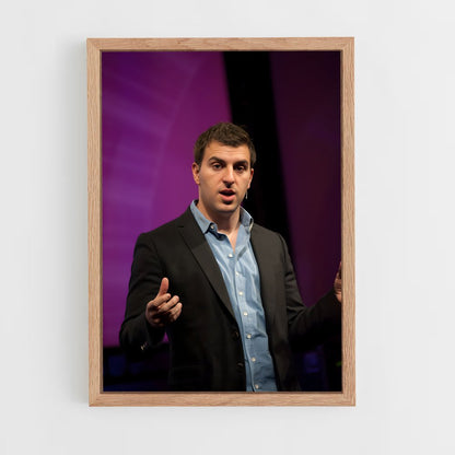 ap-brian chesky-2 cadre Bois clair