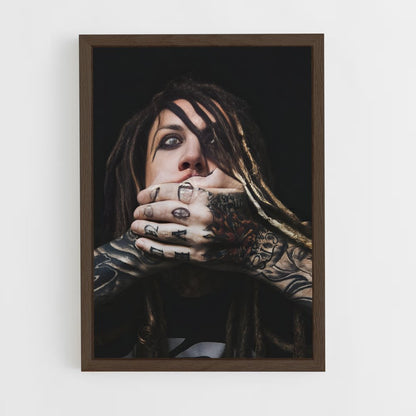 ap-brian welch-3 cadre Bois foncé