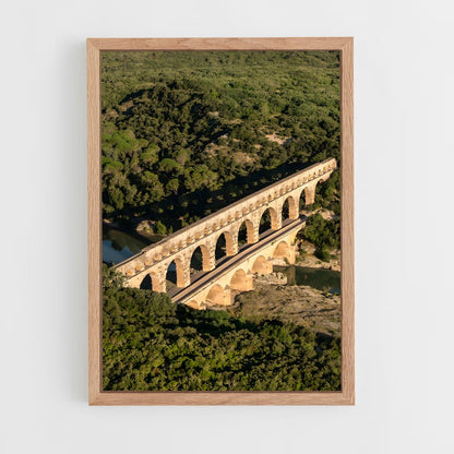 ap-bridge du gard-1 cadre Bois clair