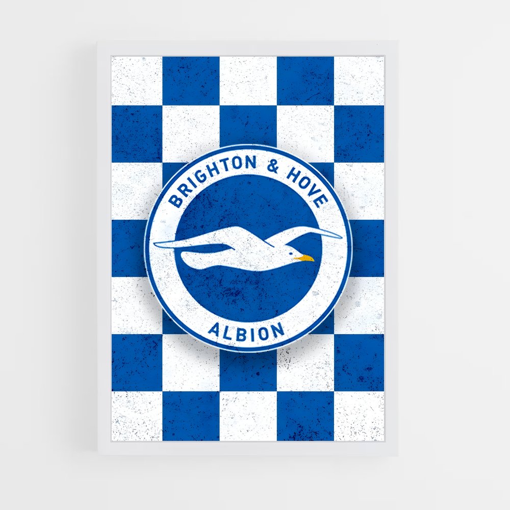 ap-brighton hove albion fc-1 cadre Blanc