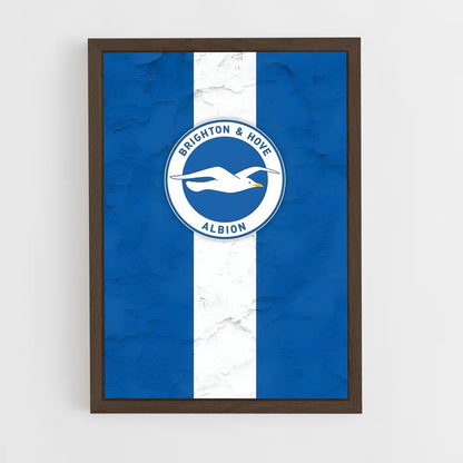 ap-brighton hove albion fc-8 cadre Bois foncé