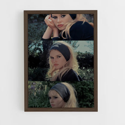 ap-brigitte bardot-5 cadre Bois foncé