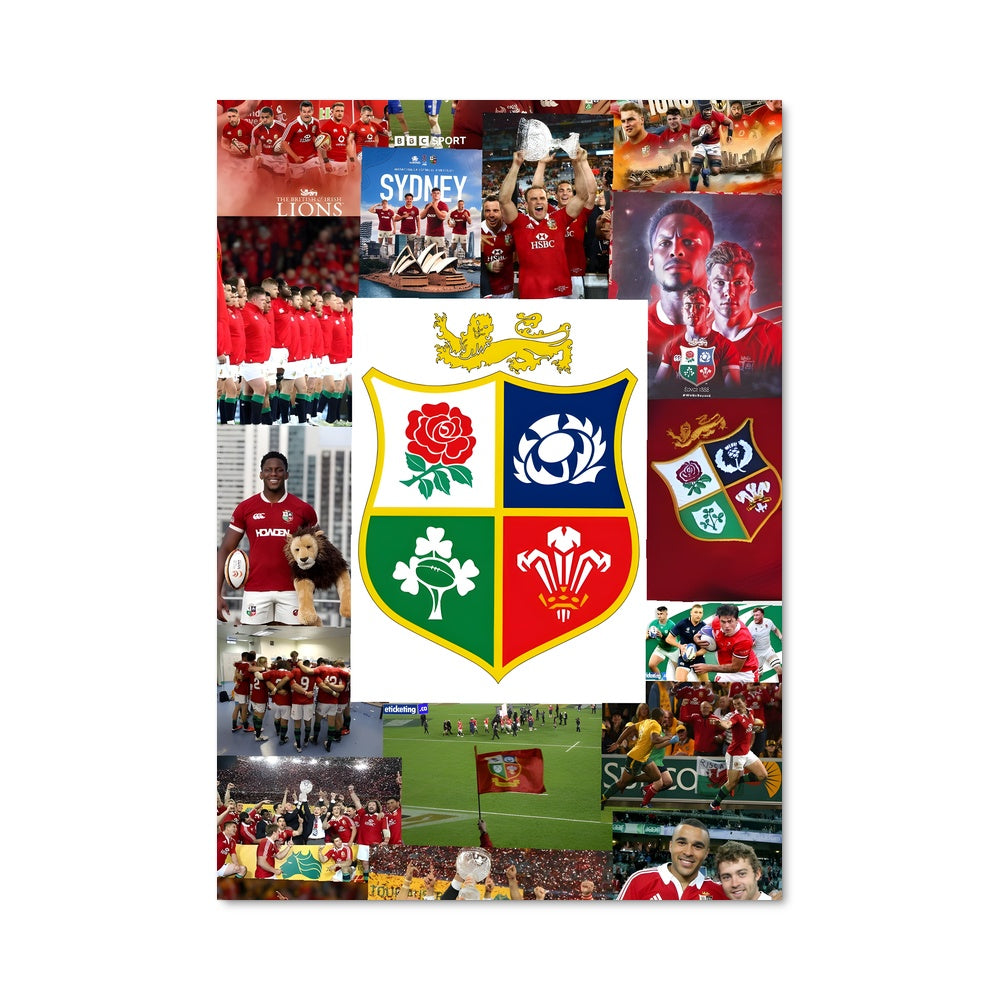 Poster Les Lions Gallois