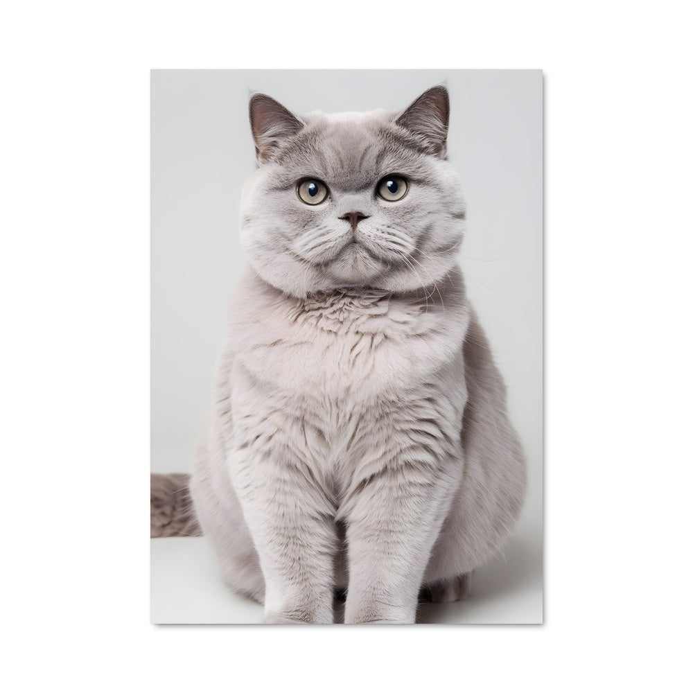 Poster Chat Grisonnant