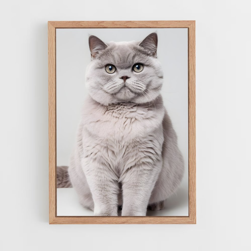 ap-british shorthair-8 cadre Bois clair