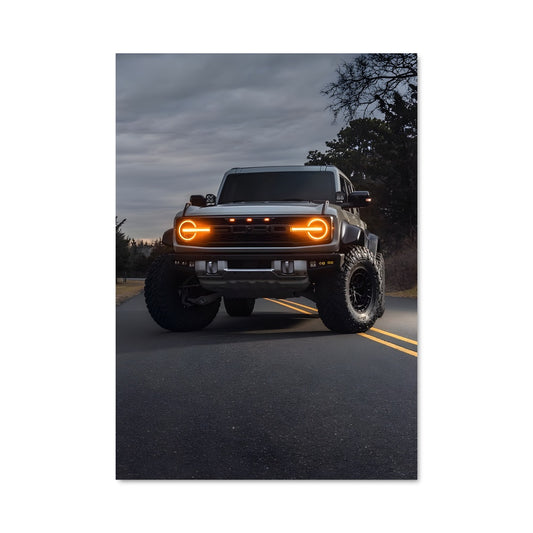 Poster Raptor Noir