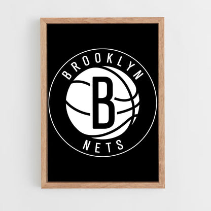 ap-brooklyn nets-1 cadre Bois clair