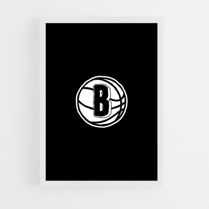 ap-brooklyn nets-10 cadre Blanc
