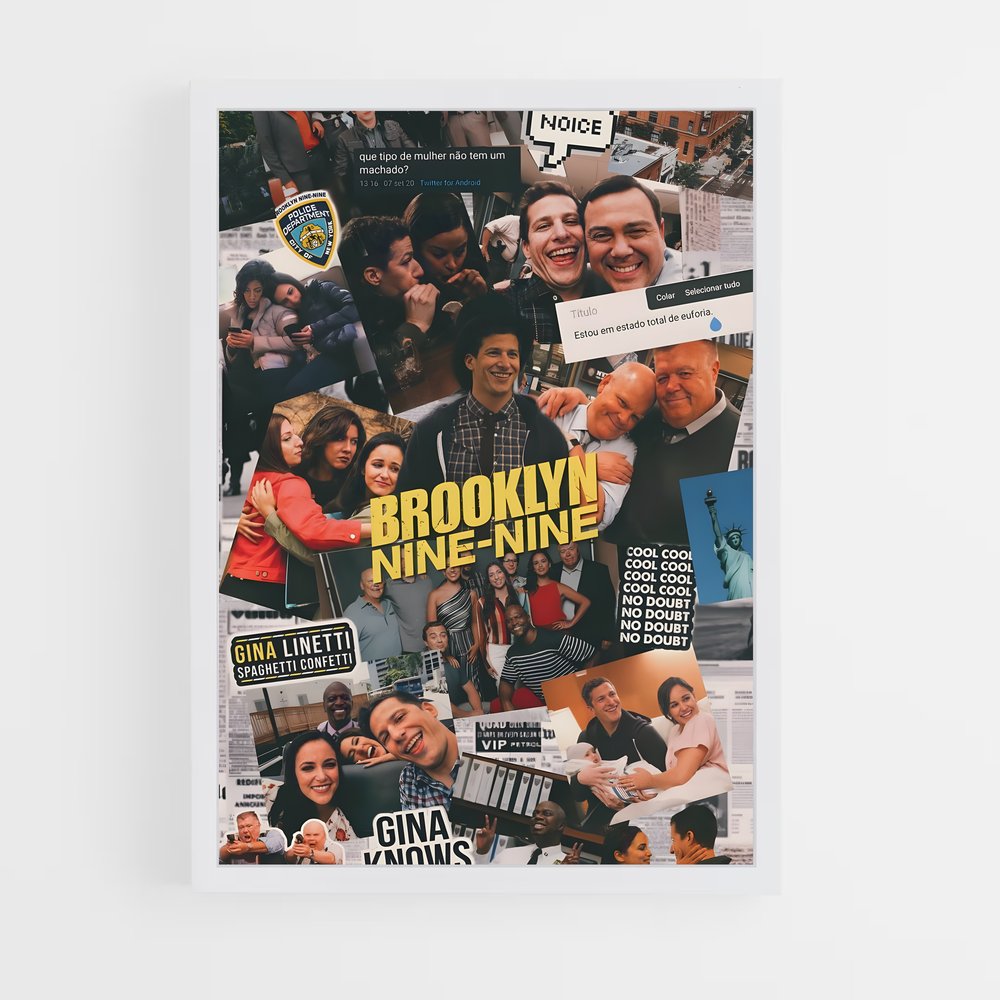 ap-brooklyn nine nine-1 cadre Blanc
