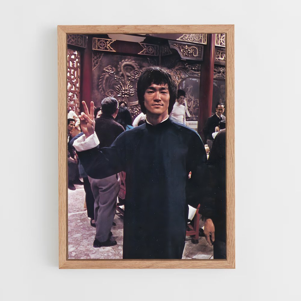 ap-bruce lee-2 cadre Bois clair