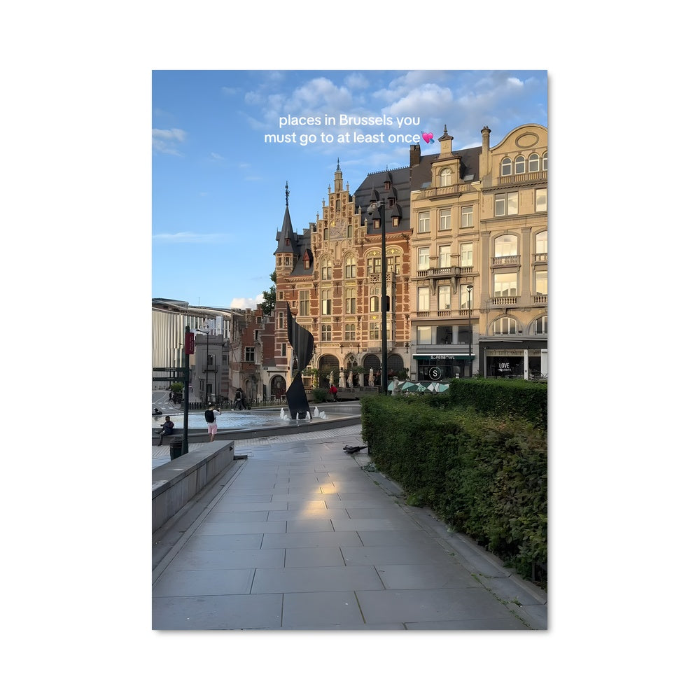 Poster Brussels 89909