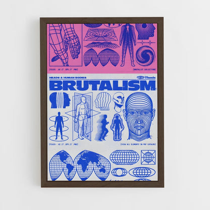 ap-brutalism-8 cadre Bois foncé