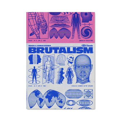Poster Brutalisme Britannique