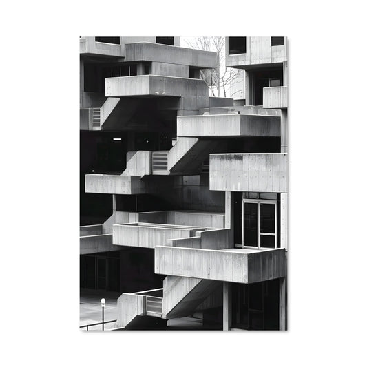 Poster Brutalisme Noir