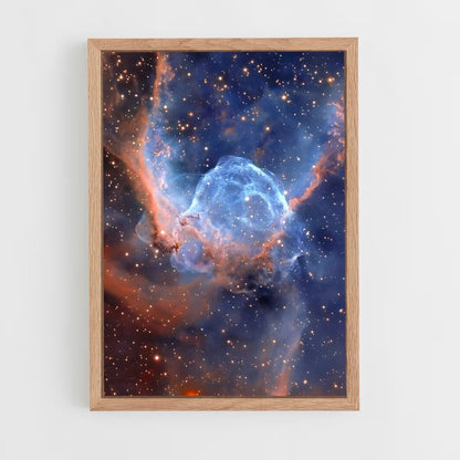 ap-bubble nebula-4 cadre Bois clair