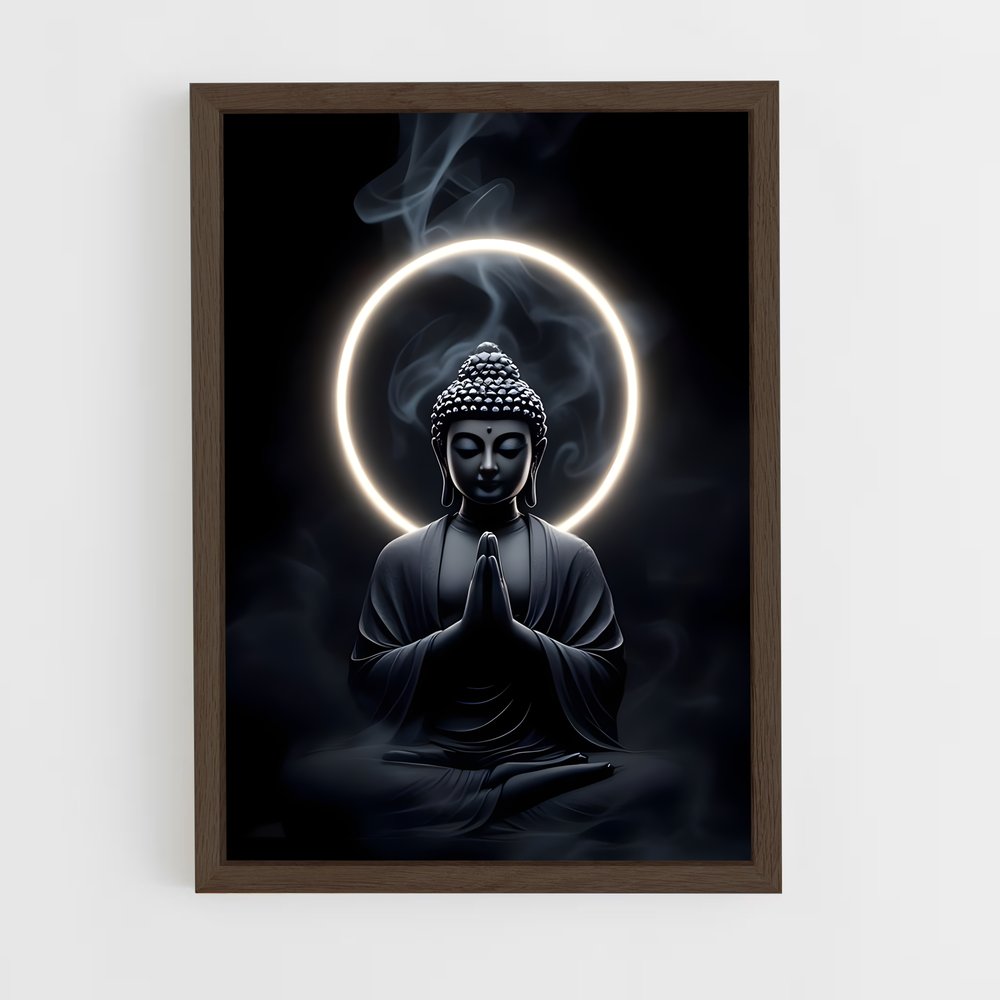 ap-buddha-2 cadre Bois foncé