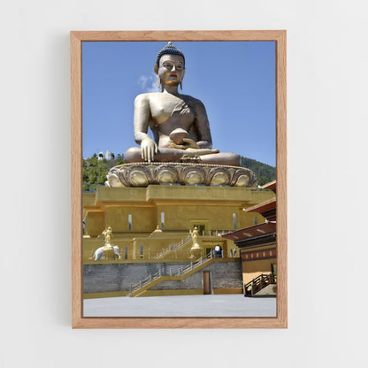 ap-buddha dordenma-1 cadre Bois clair