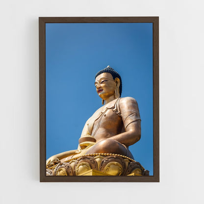 ap-buddha dordenma-2 cadre Bois foncé