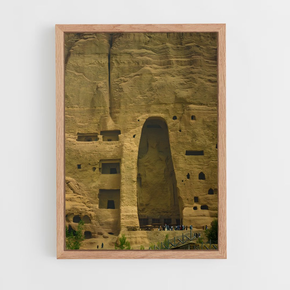 ap-buddhas of bamyan-3 cadre Bois clair