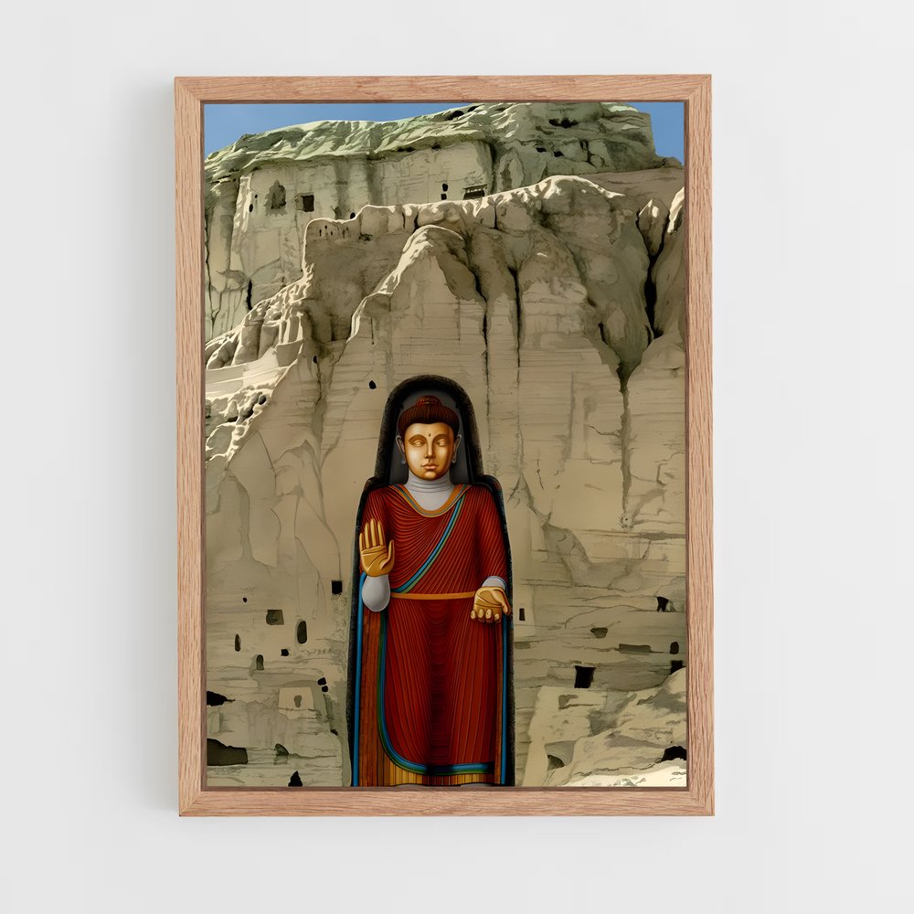 ap-buddhas of bamyan-7 cadre Bois clair