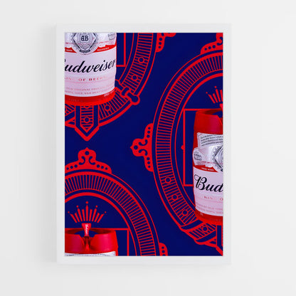 ap-budweiser-3 cadre Blanc