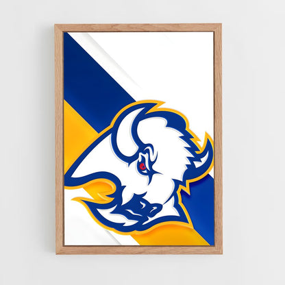 ap-buffalo sabres-4 cadre Bois clair