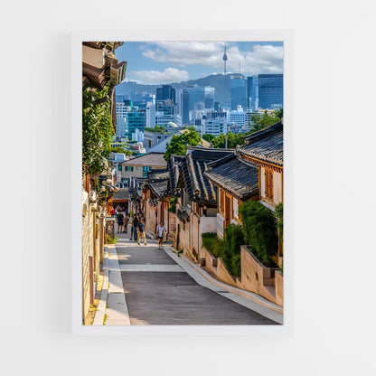 ap-bukchon hanok village-2 cadre Blanc